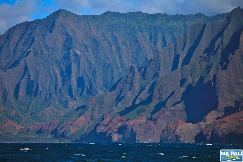 a canyon with a mountain in the background