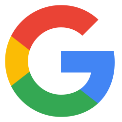 Multicolored Google 'G' logo in red, blue, green, and yellow.