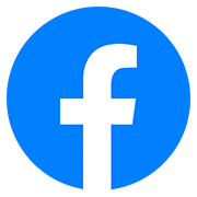 Blue circle with a white lowercase 'f' logo in the center.